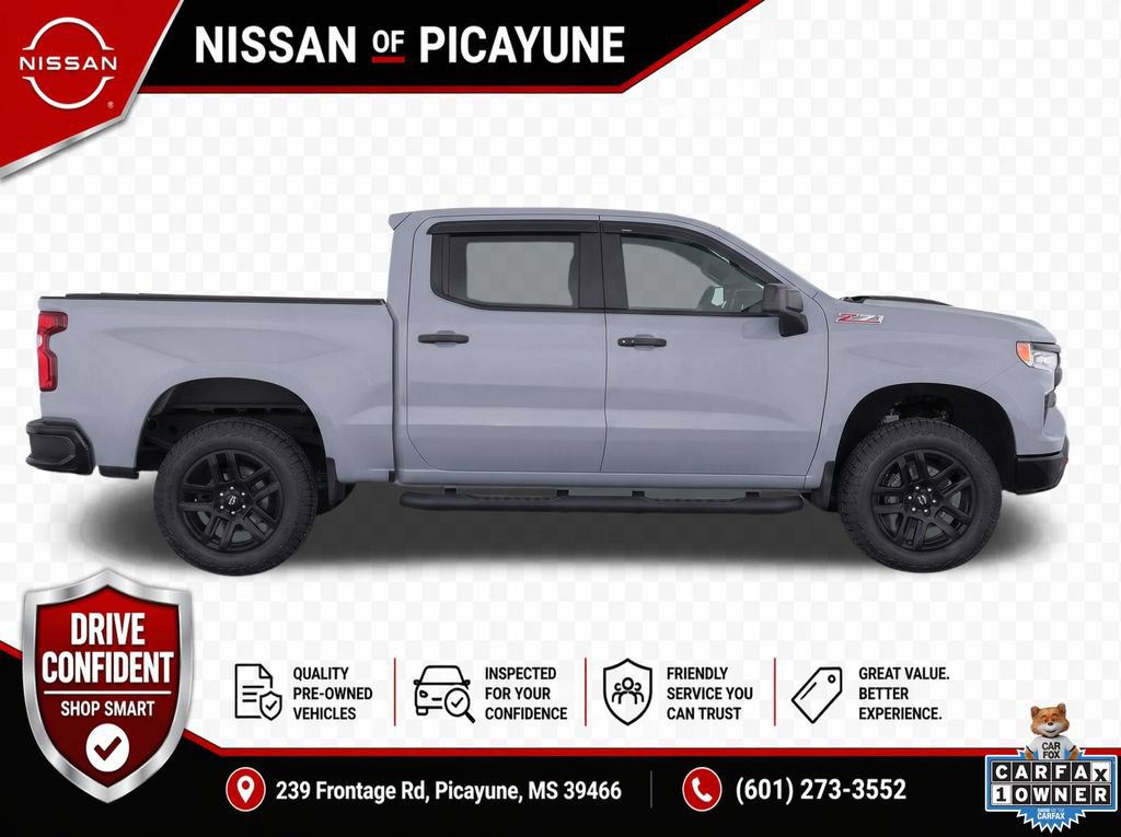 Used 2025 Chevrolet Silverado 1500 Custom Trail Boss w/ LPO, Dark Essentials Package AWD/4WD image 8