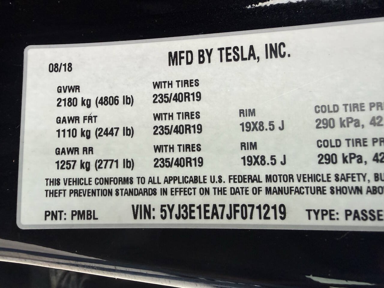 Used 2018 Tesla Model 3 Long Range RWD image 33