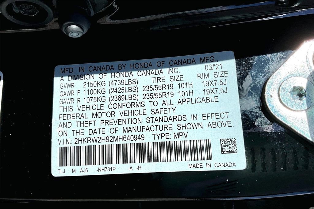 Used 2021 Honda CR-V Touring image 44