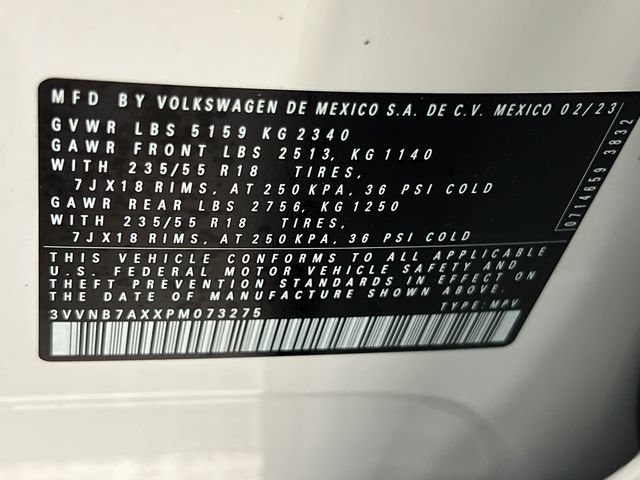 Certified 2023 Volkswagen Tiguan SE w/ Panoramic Sunroof Package FWD image 29
