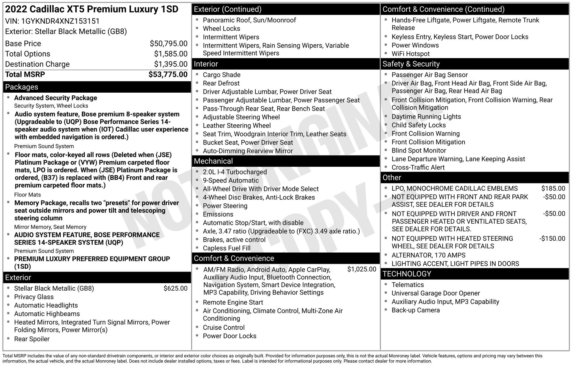 Used 2022 Cadillac XT5 Premium Luxury image 40