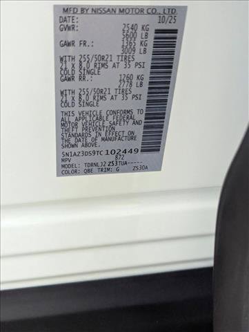 New 2026 Nissan Murano Platinum image 16