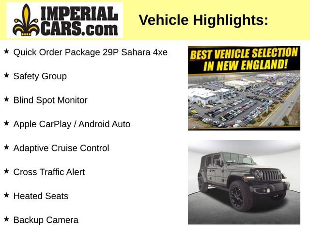 Used 2025 Jeep Wrangler Unlimited Sahara w/ Safety Group AWD/4WD image 3