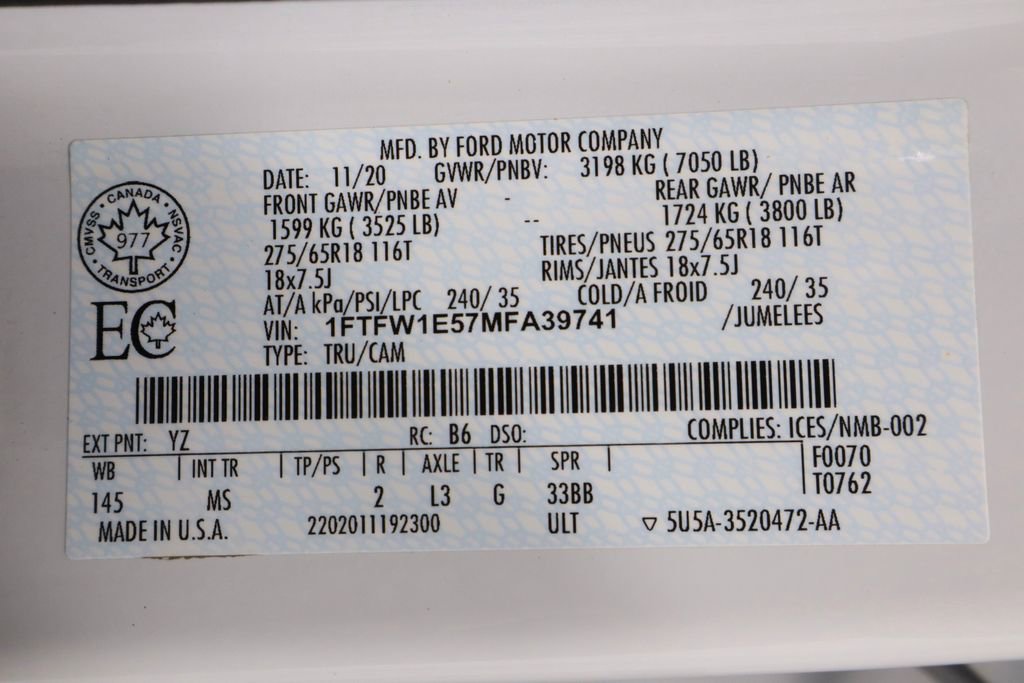Certified 2021 Ford F150 XLT w/ XTR Package AWD/4WD image 35