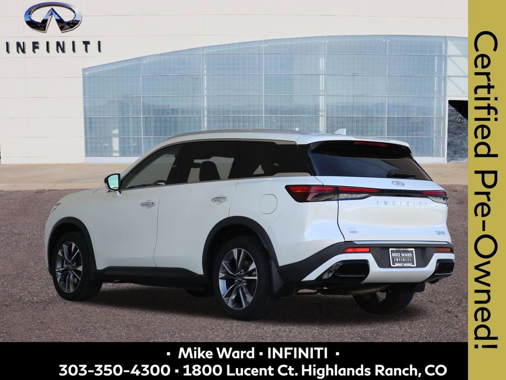 Certified 2023 INFINITI QX60 Luxe w/ Cargo Package AWD/4WD image 3