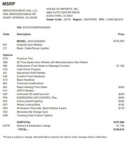 Certified 2023 Mercedes-Benz EQS 450+ Sedan image 4