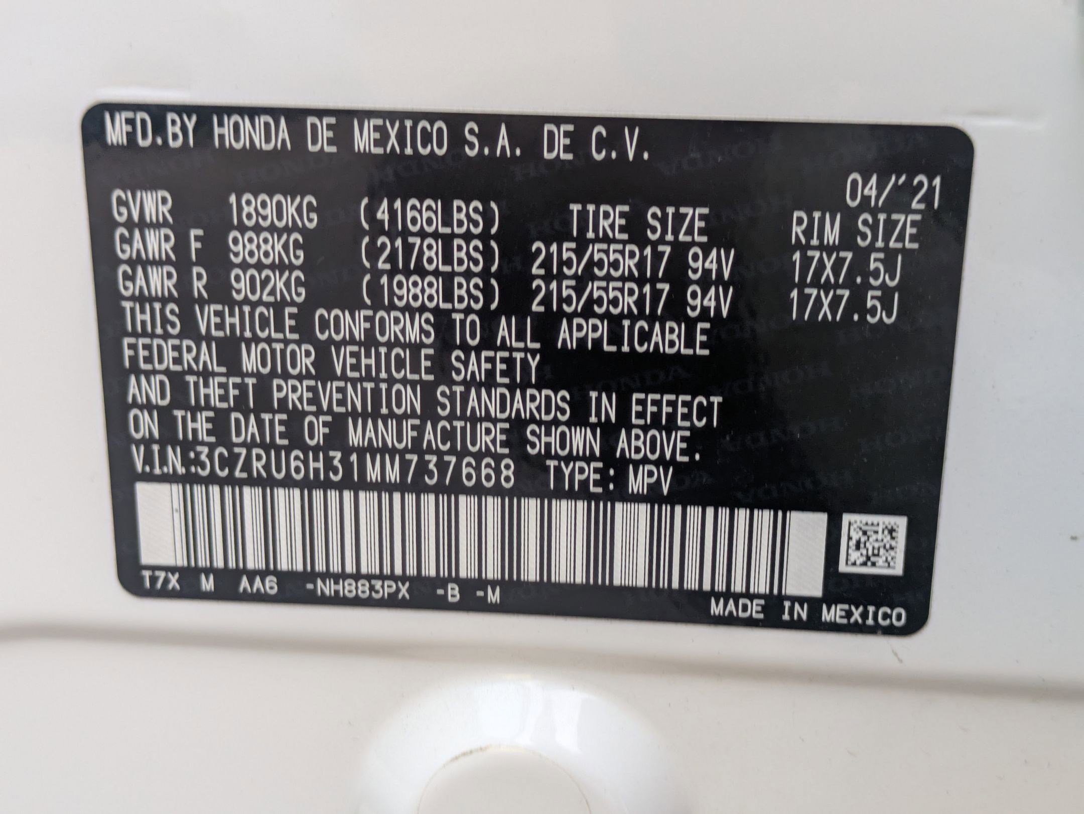 Used 2021 Honda HR-V LX image 33