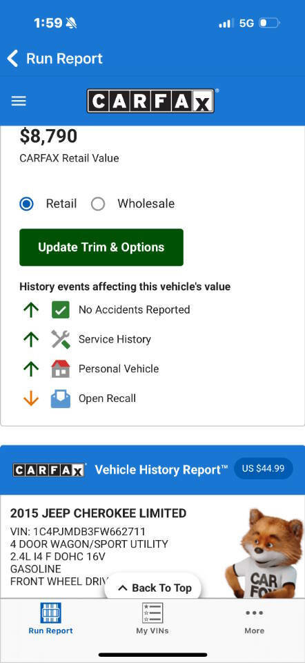 Used 2015 Jeep Cherokee Limited w/ Luxury Group image 21