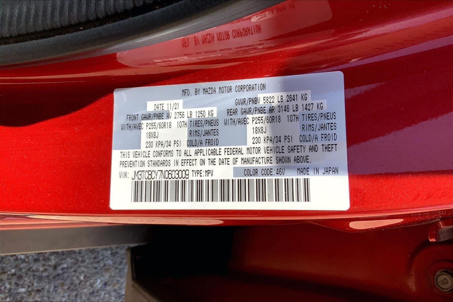 Used 2022 MAZDA CX-9 Touring AWD/4WD image 31