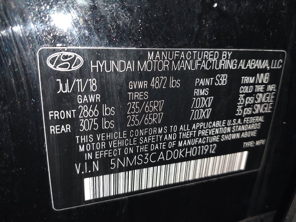Used 2019 Hyundai Santa Fe SEL AWD/4WD image 33