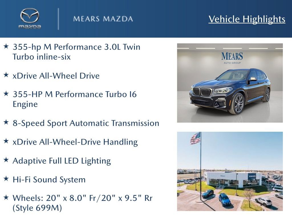 Used 2019 BMW X3 M40i image 2