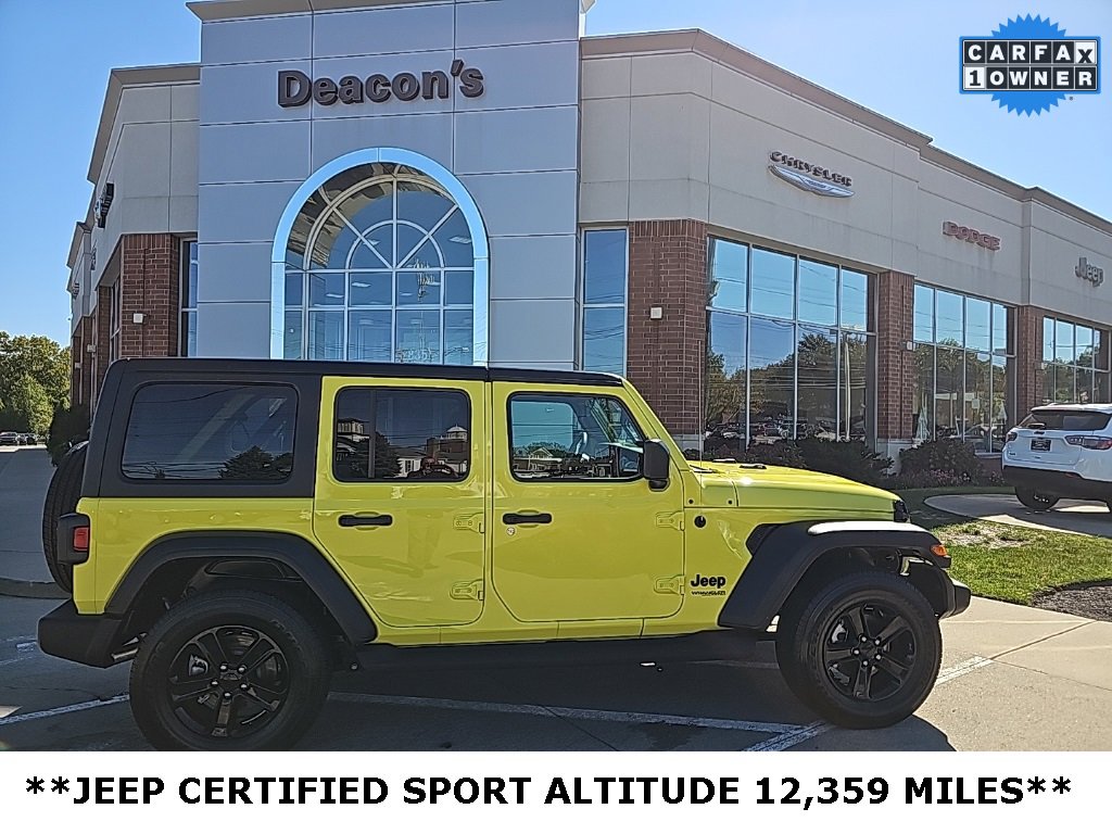 Certified 2022 Jeep Wrangler Unlimited Sport