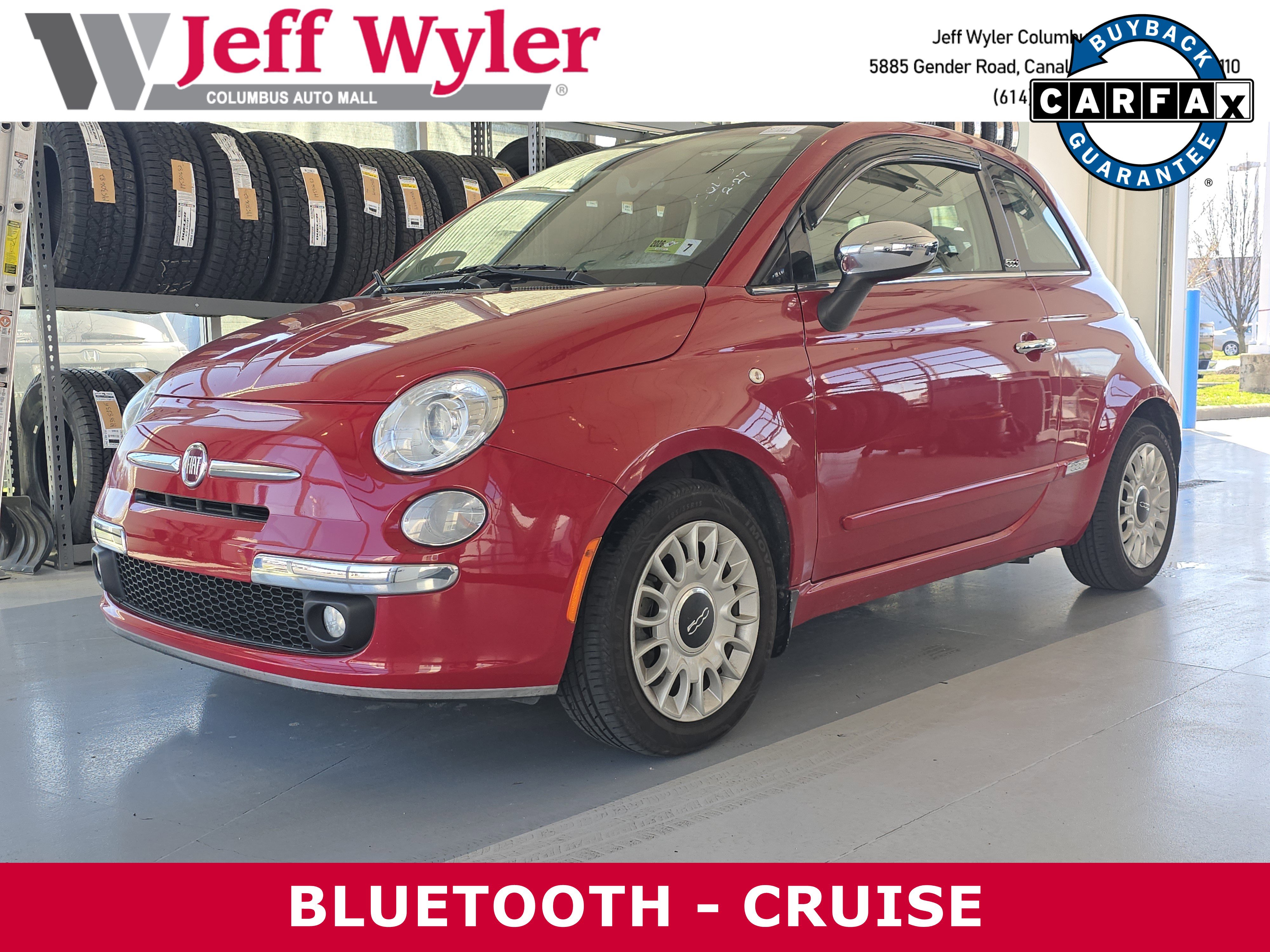 Used 2015 FIAT 500 Lounge w/ Luxury Leather Package