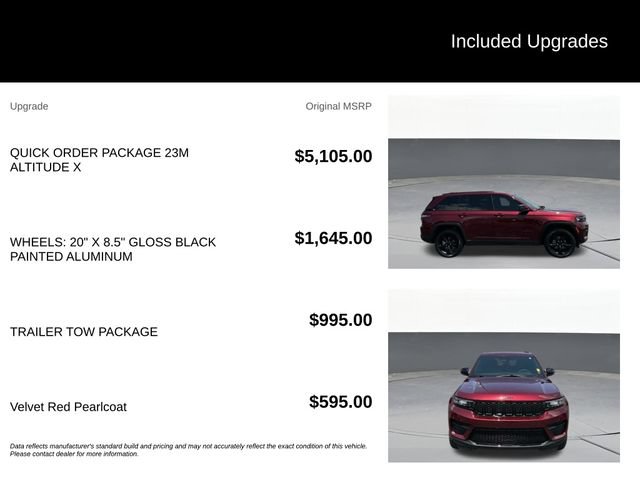Used 2025 Jeep Grand Cherokee Altitude AWD/4WD image 9