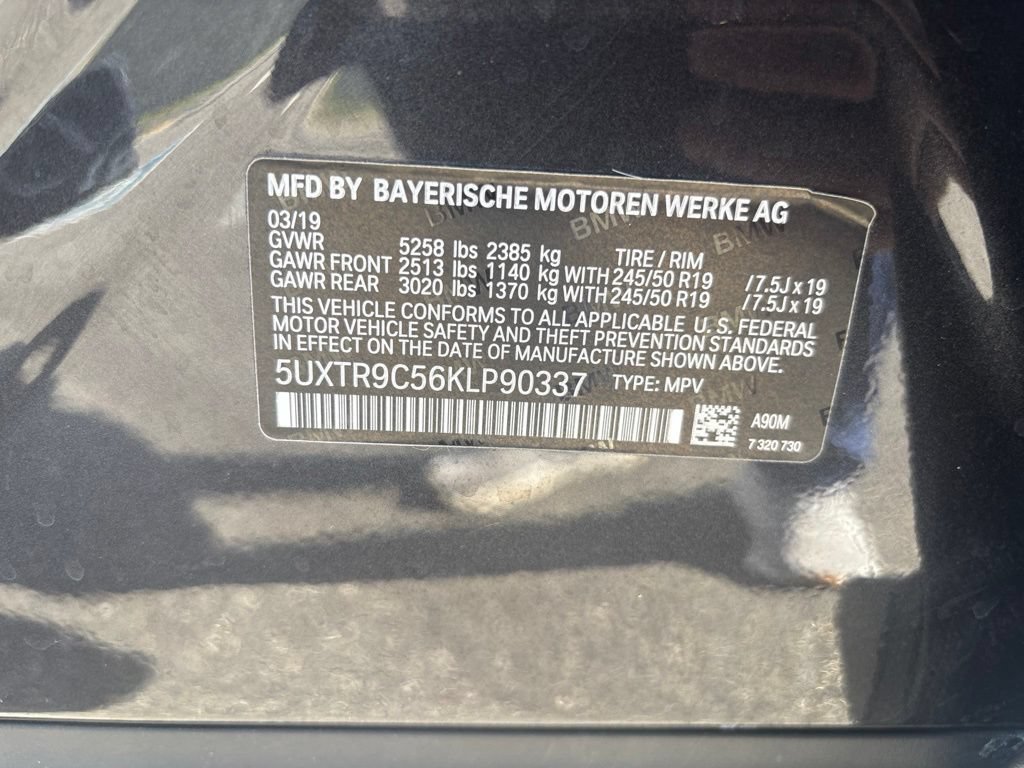 Used 2019 BMW X3 xDrive30i w/ Executive Package AWD/4WD image 14