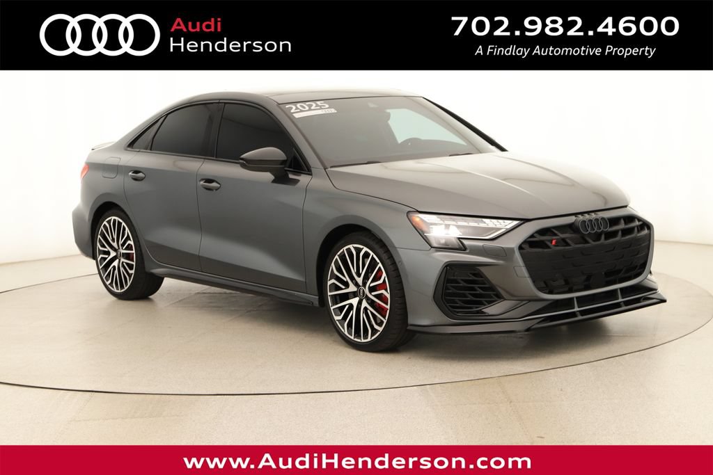 Certified 2025 Audi S3 Premium Plus w/ Premium Plus Package