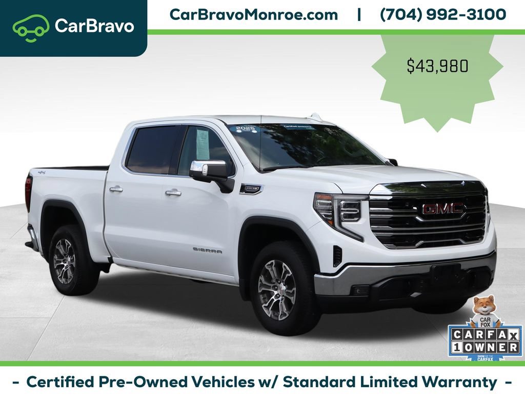 Certified 2025 GMC Sierra 1500 SLT AWD/4WD image 8