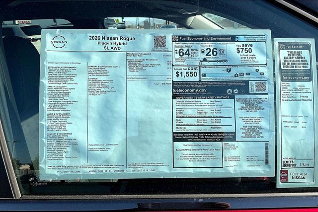 New 2026 Nissan Rogue SL image 14