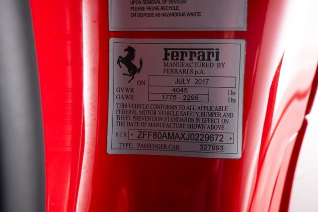 Certified 2018 Ferrari 488 Spider image 66