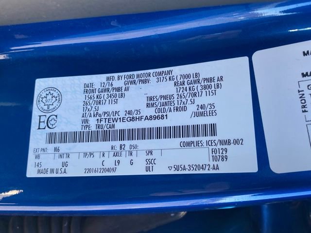 Used 2017 Ford F150 XLT w/ Equipment Group 301A Mid image 23