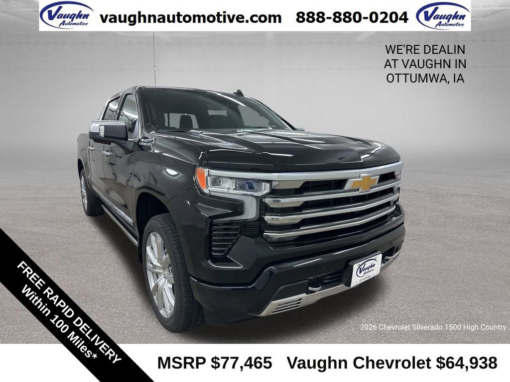 New 2026 Chevrolet Silverado 1500 High Country