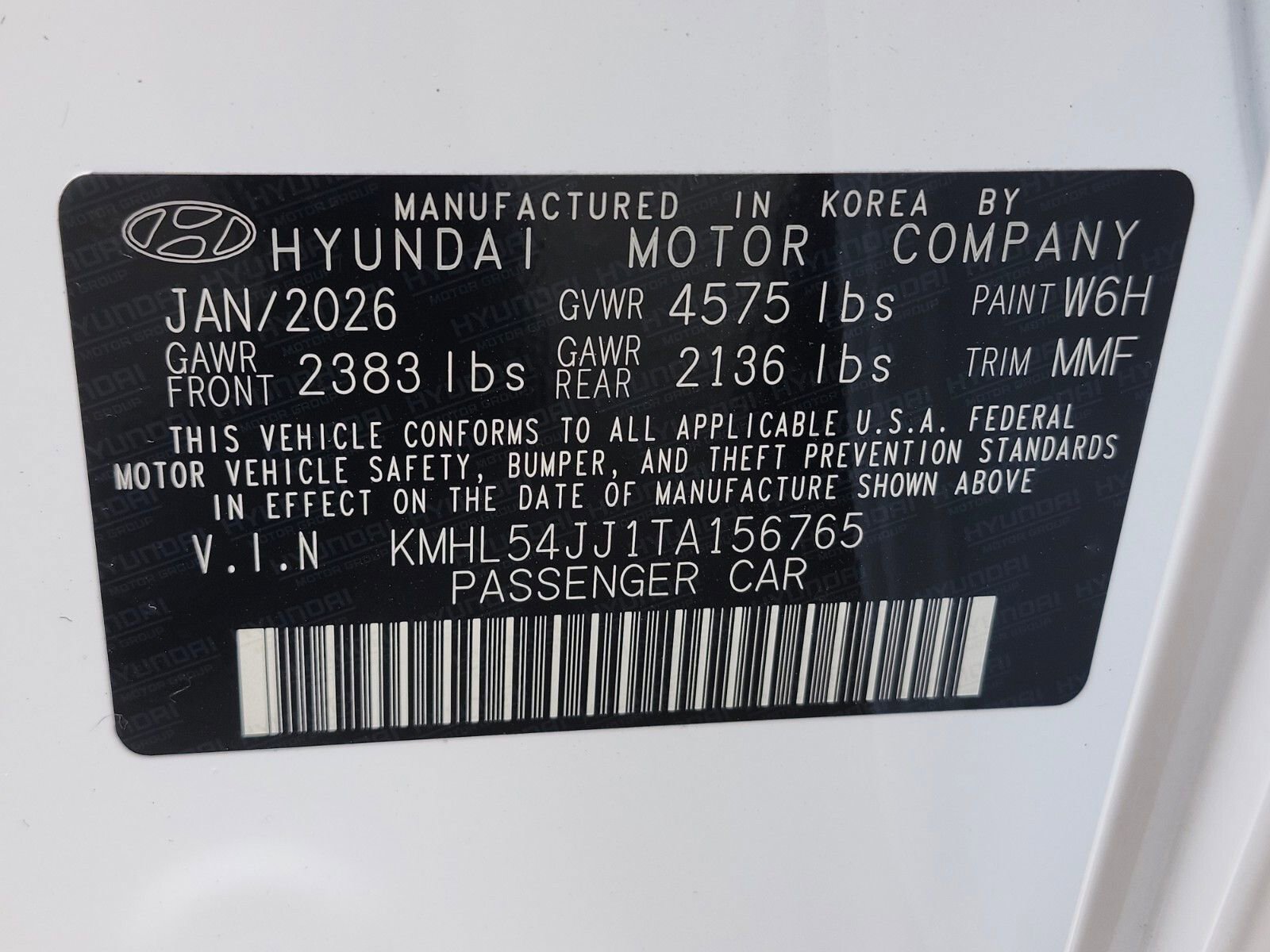 New 2026 Hyundai Sonata Limited FWD image 35