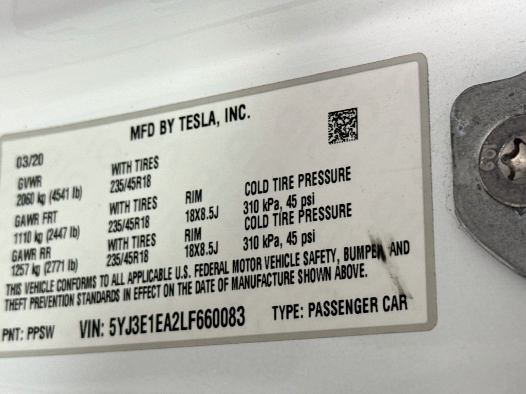 Used 2020 Tesla Model 3 Standard Range Plus RWD image 37