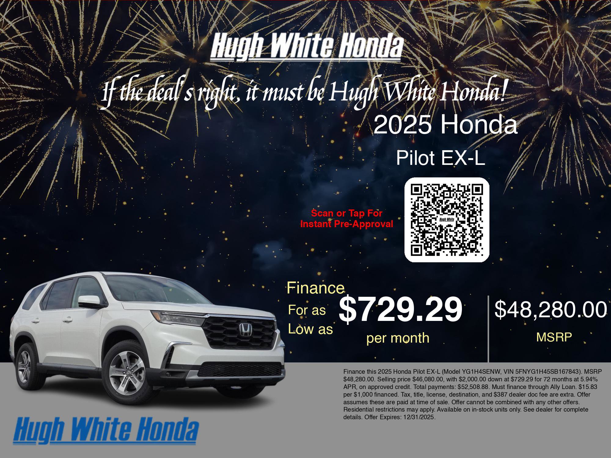 New 2025 Honda Pilot EX-L image 7