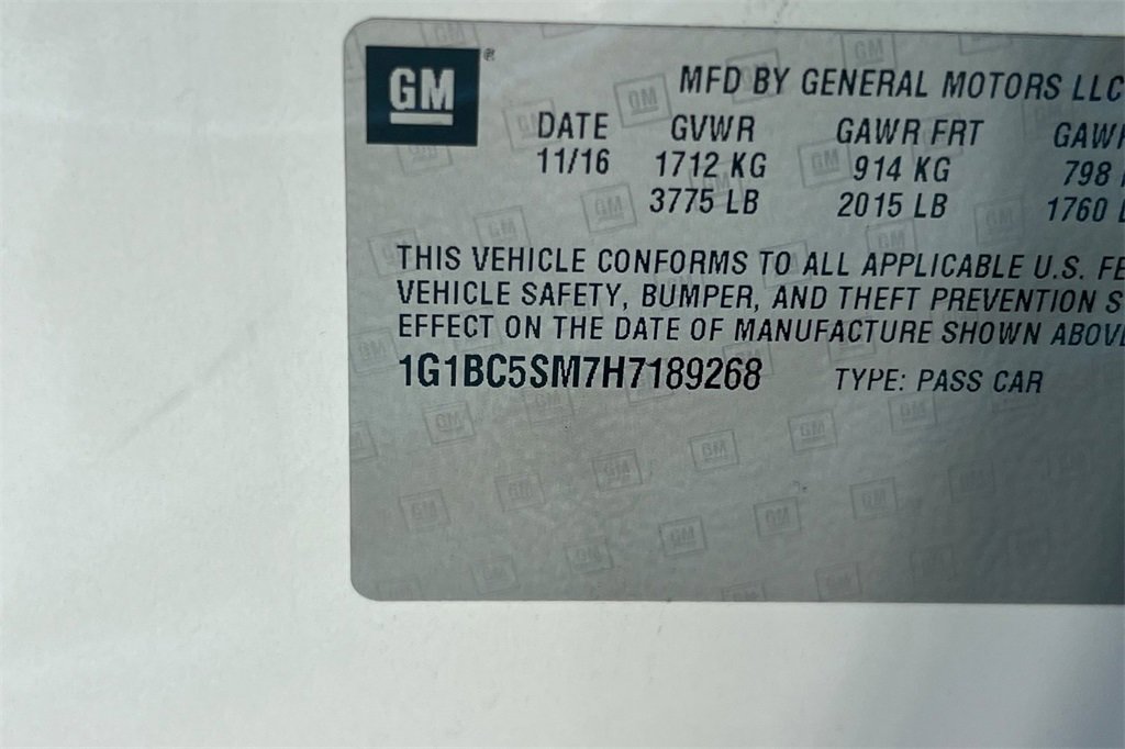 Used 2017 Chevrolet Cruze LS image 25