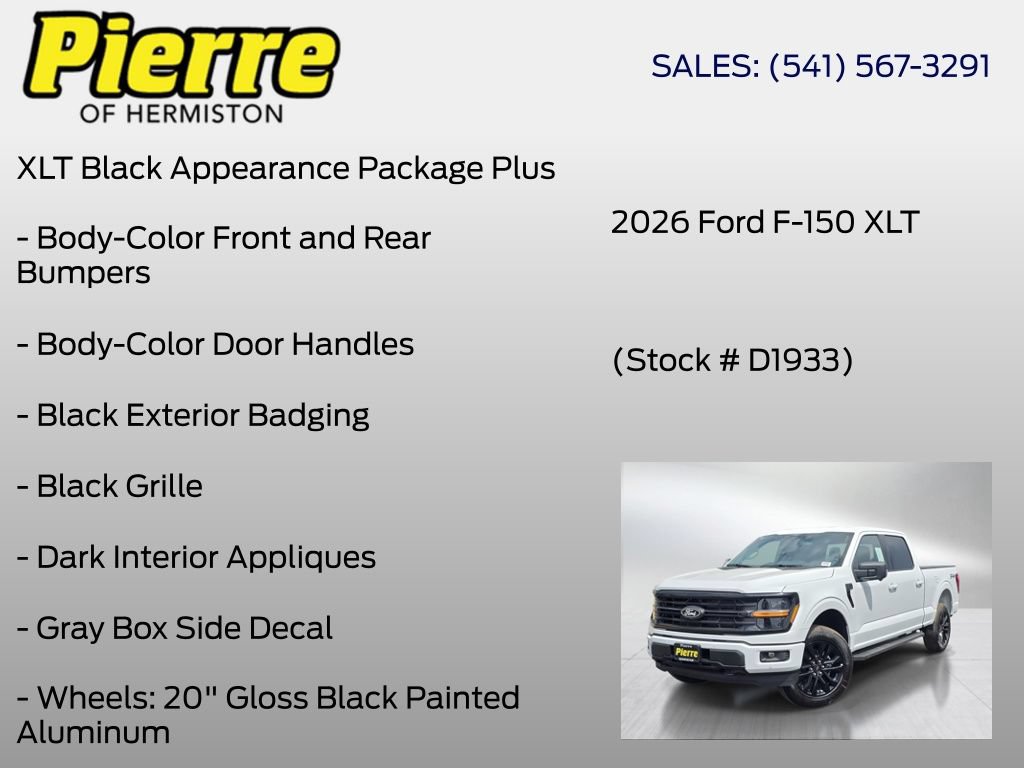 New 2026 Ford F150 XLT w/ Equipment Group 303A High AWD/4WD image 6