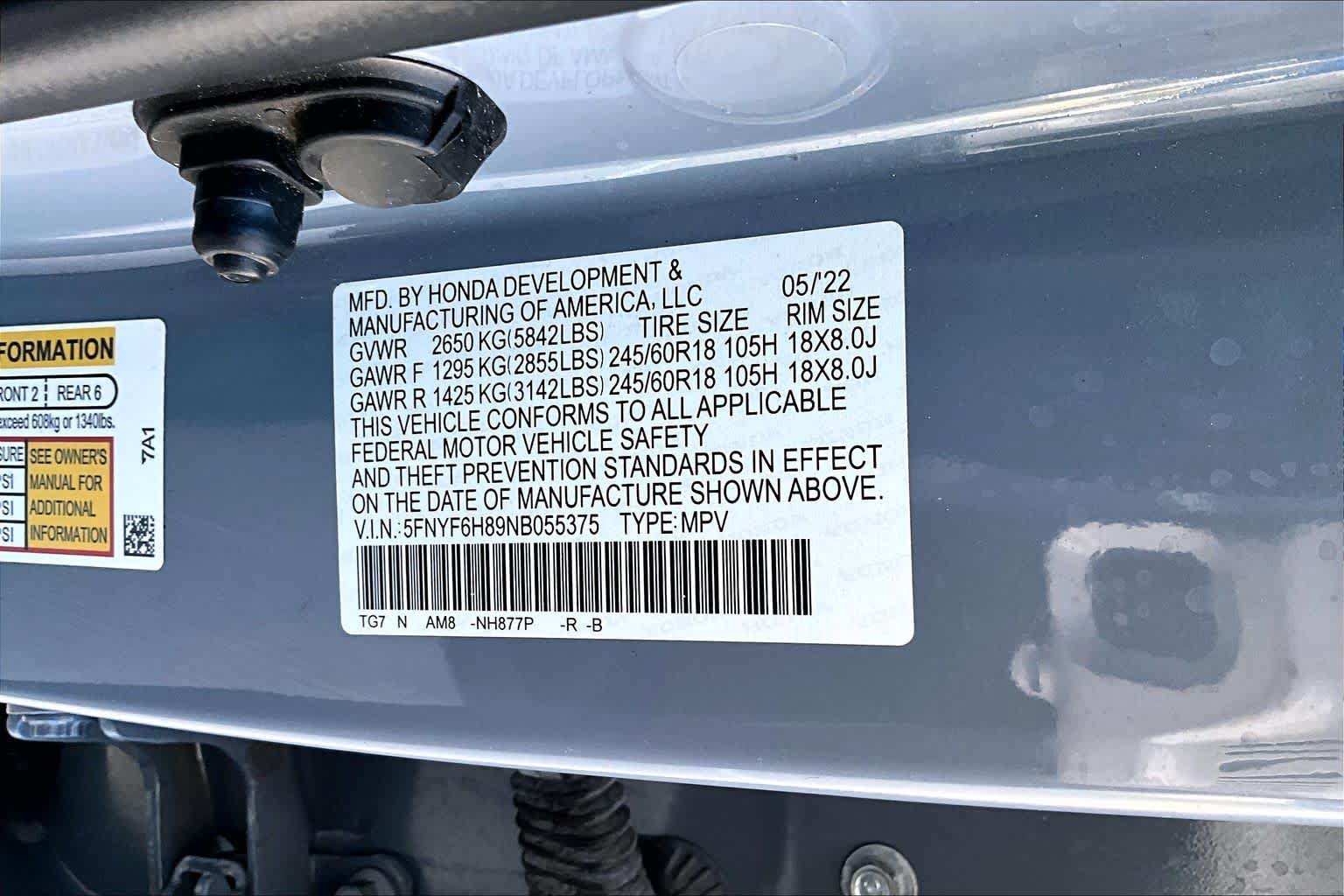 Used 2022 Honda Pilot TrailSport image 32
