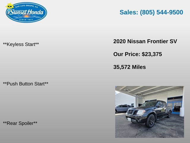 Used 2020 Nissan Frontier SV w/ Midnight Edition Floor Mats RWD image 6