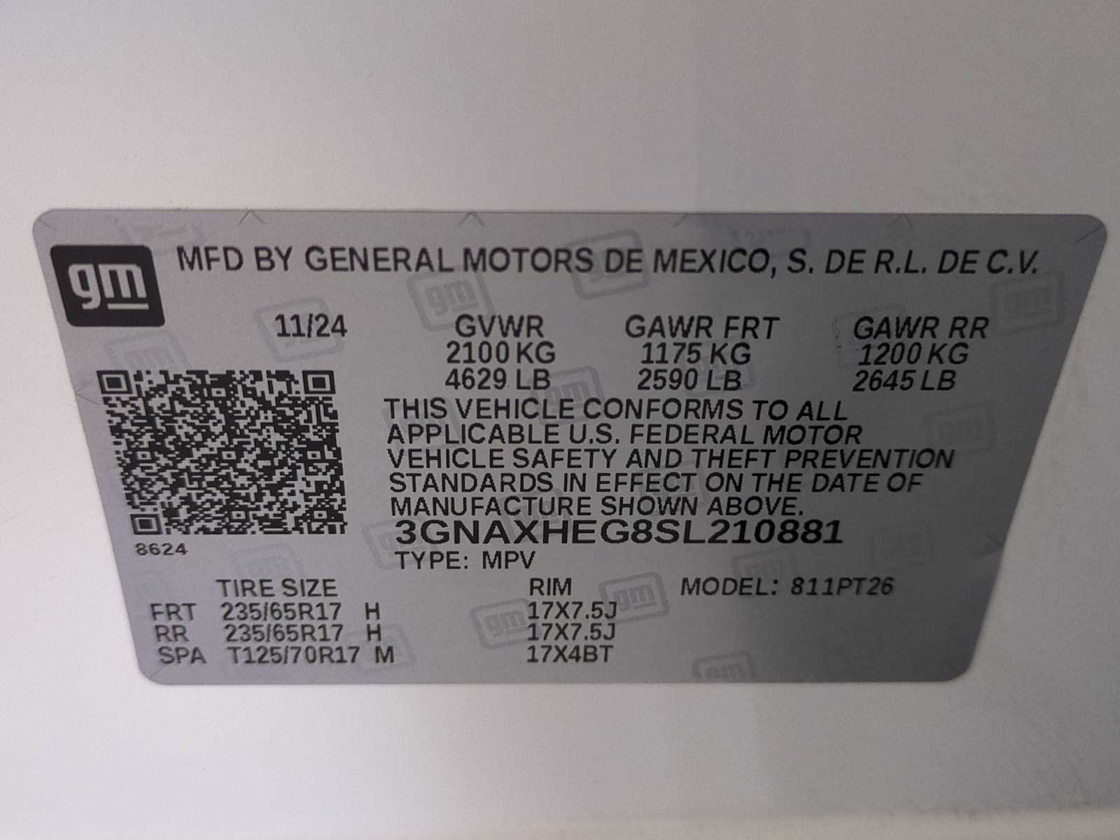 Used 2025 Chevrolet Equinox LT w/ Convenience Package II FWD image 30
