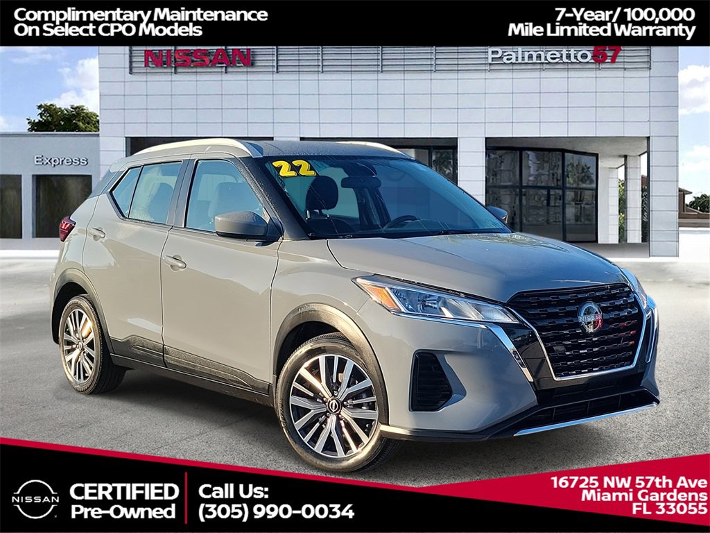 Certified 2022 Nissan Kicks SV