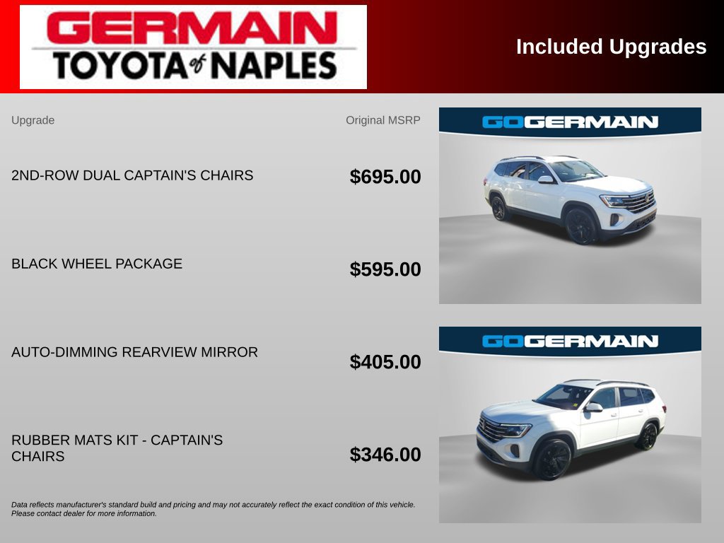 Used 2024 Volkswagen Atlas SE w/ Black Wheel Package FWD image 5