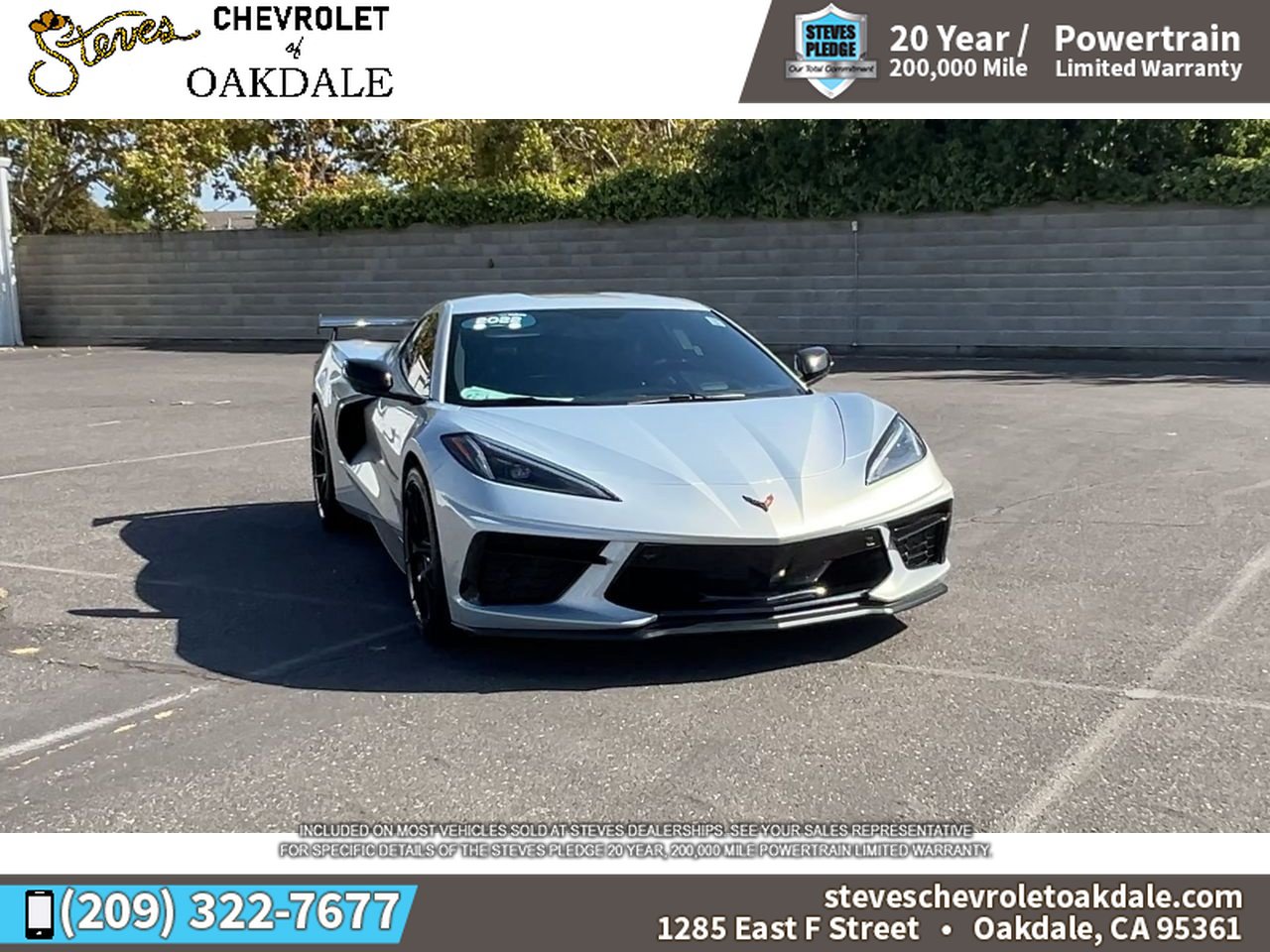 Certified 2022 Chevrolet Corvette Stingray Premium Cpe w/ Z51 Performance Package RWD image 3