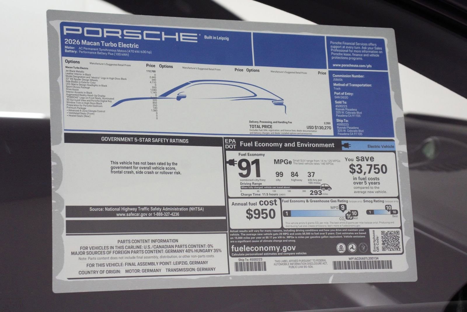 New 2026 Porsche Macan Turbo Electric image 25