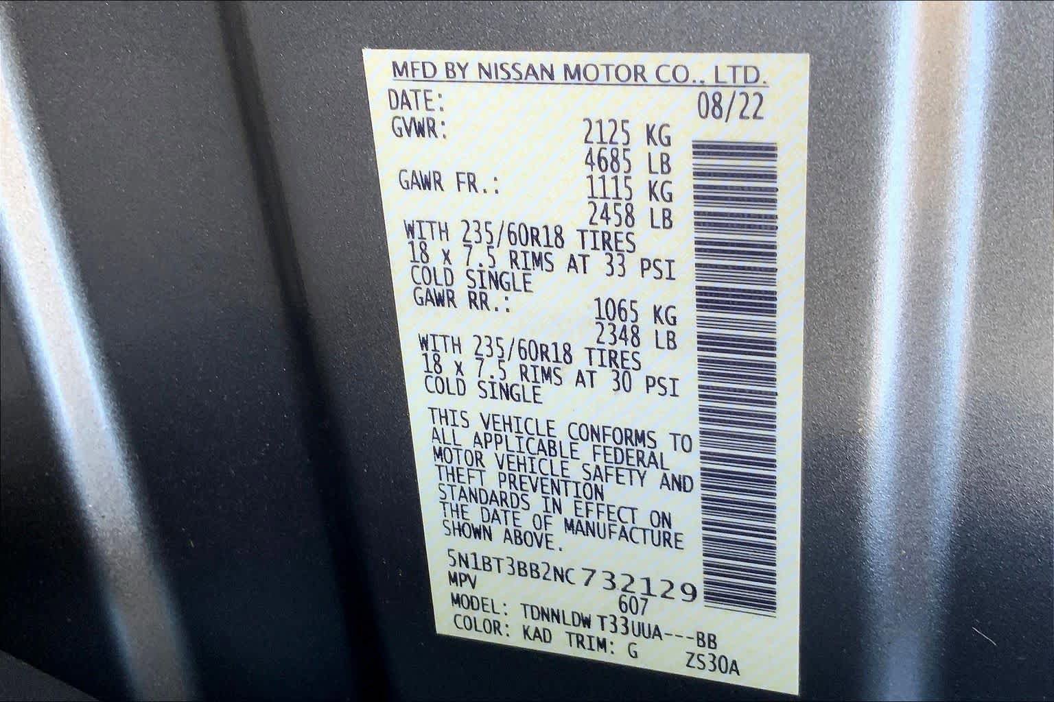 Used 2022 Nissan Rogue SV AWD/4WD image 34