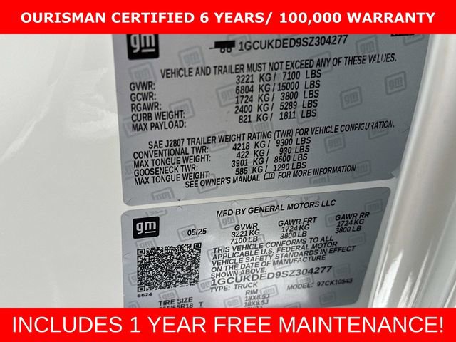Used 2025 Chevrolet Silverado 1500 LT AWD/4WD image 30