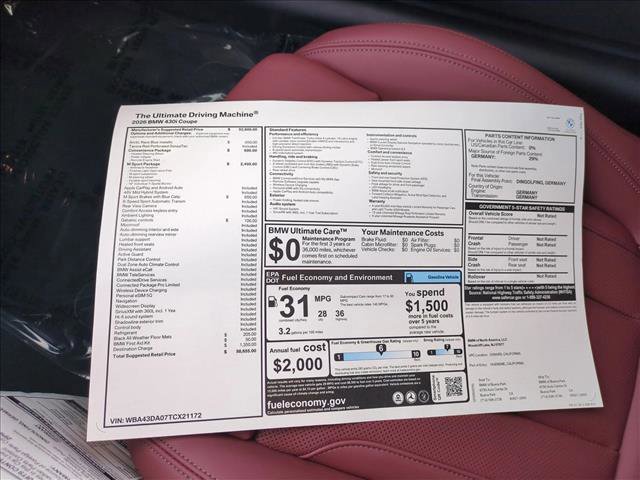 New 2026 BMW 430i Coupe w/ M Sport Package image 18