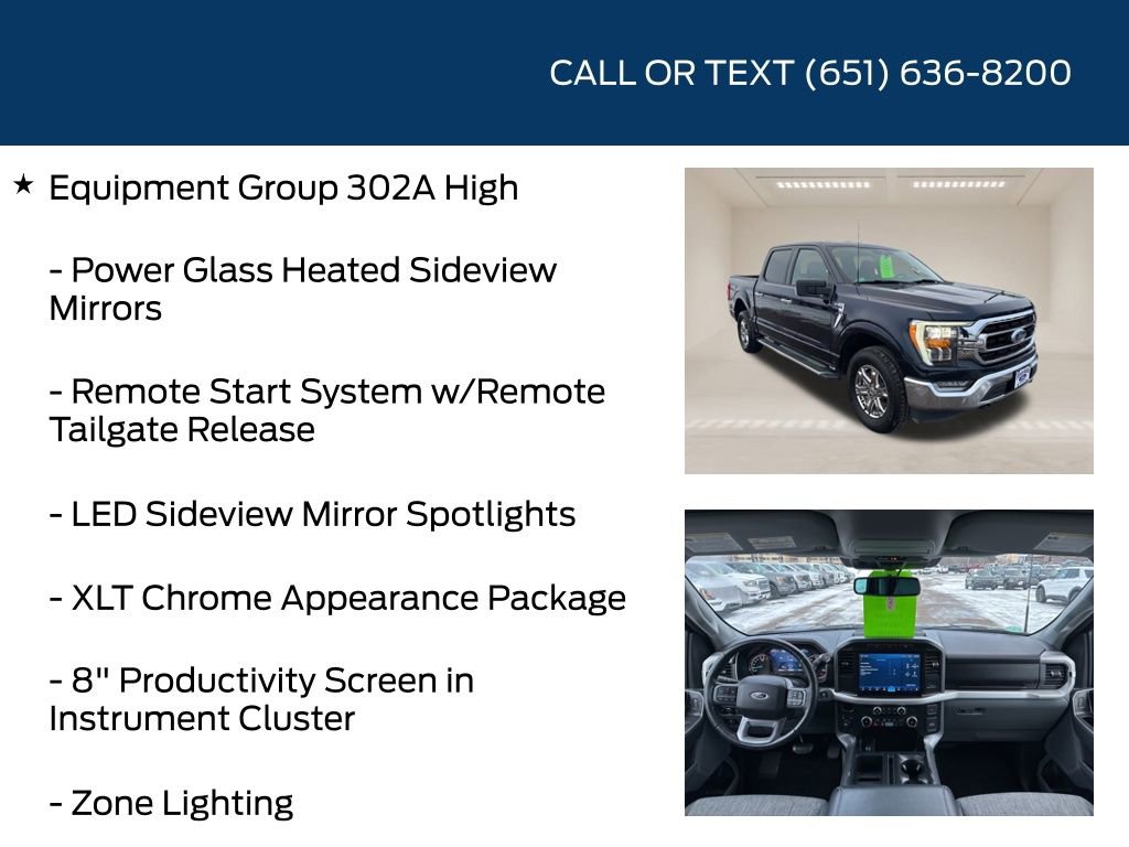 Used 2022 Ford F150 XLT w/ Equipment Group 302A High image 10