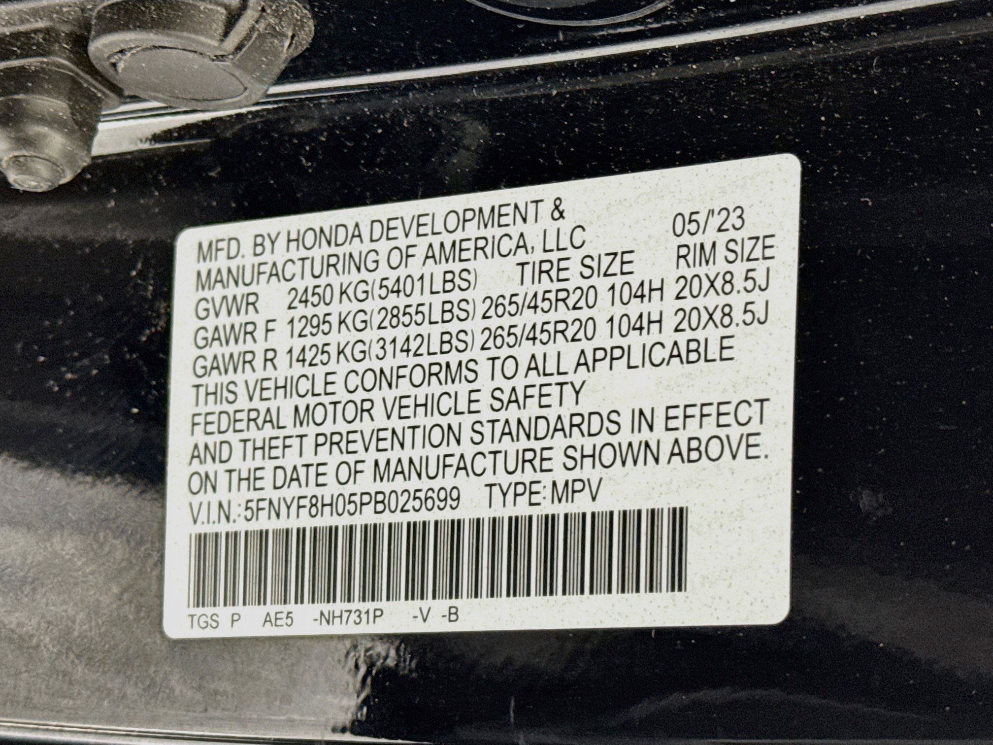 Certified 2023 Honda Passport Elite image 33