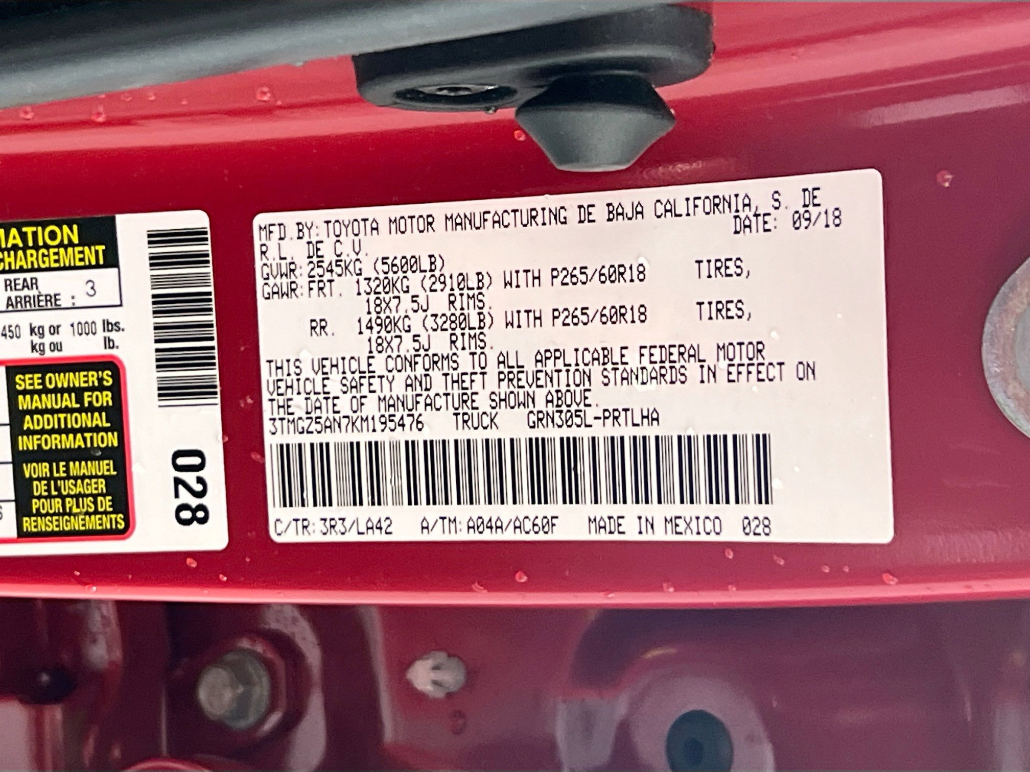 Used 2019 Toyota Tacoma Limited image 33