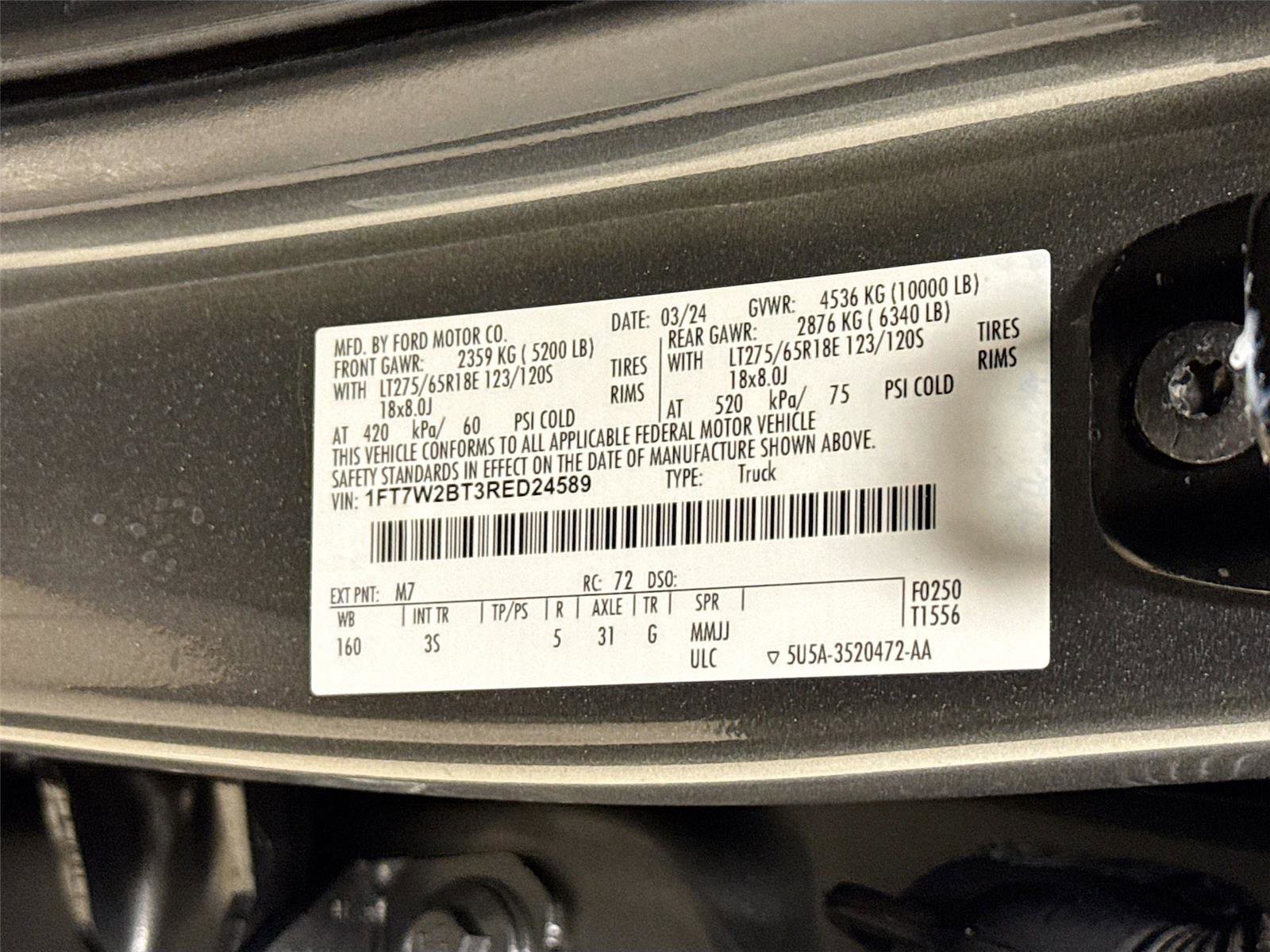 Used 2024 Ford F250 XLT AWD/4WD image 27