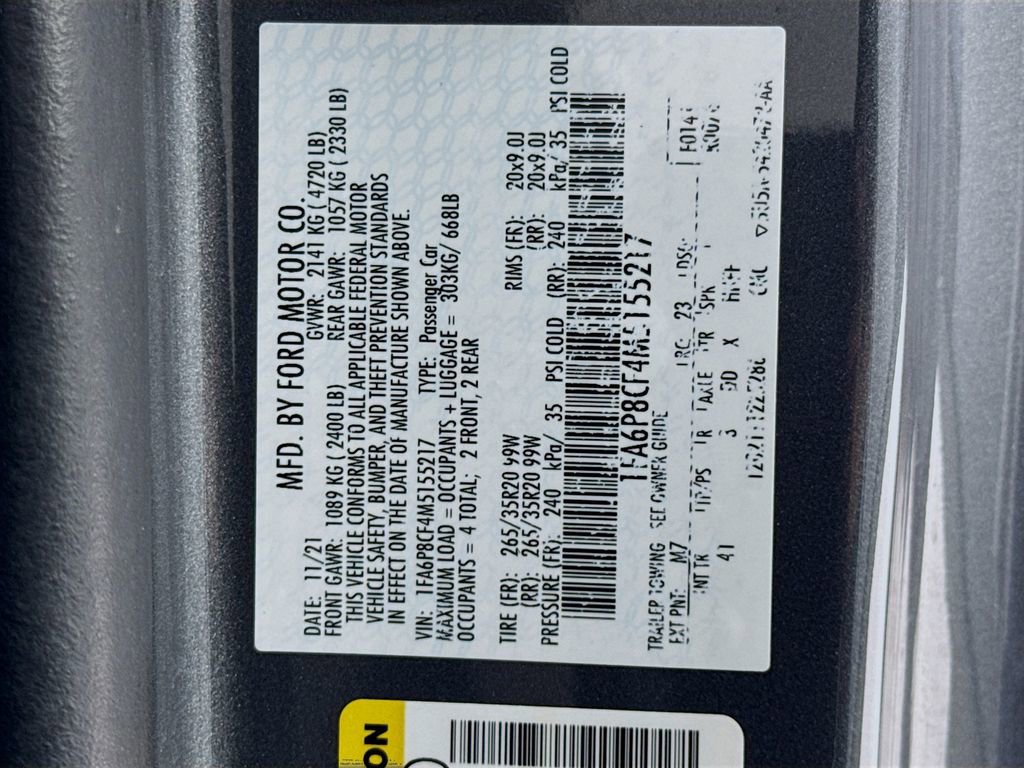 Used 2021 Ford Mustang GT Premium RWD image 38