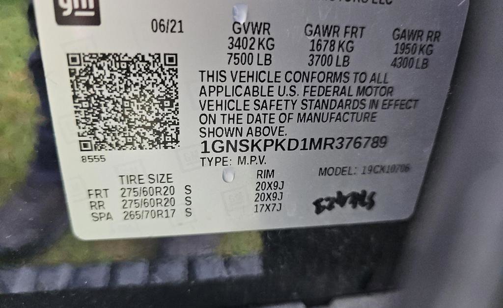Used 2021 Chevrolet Tahoe Z71 AWD/4WD image 21