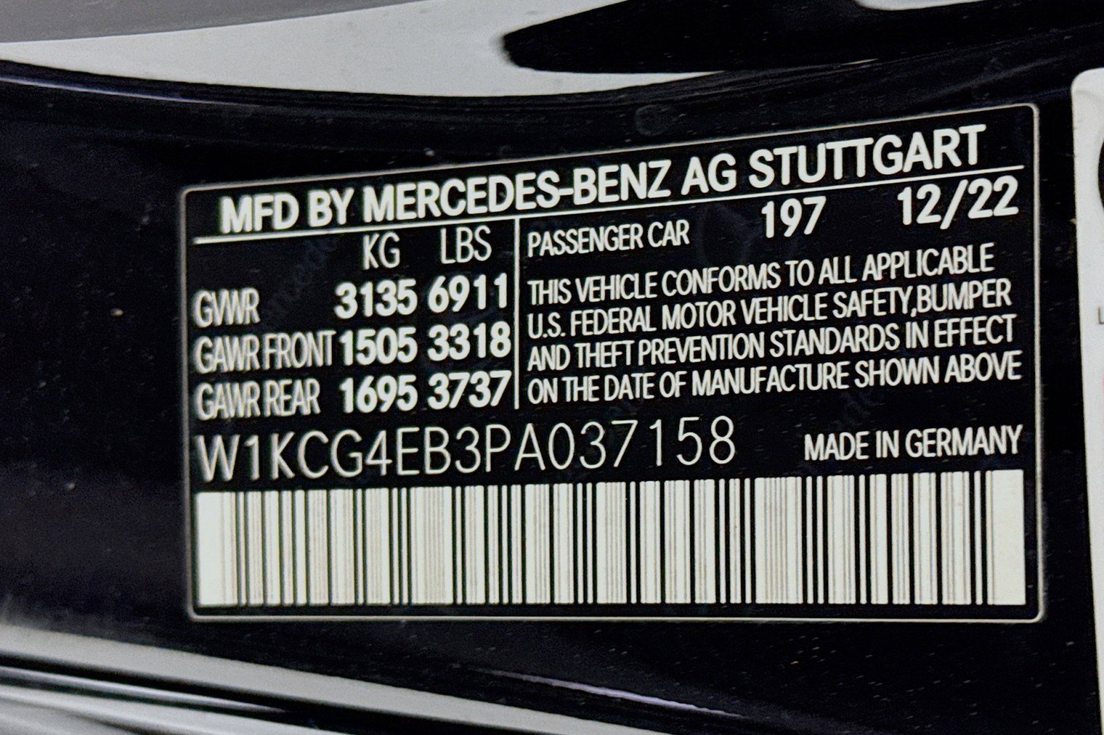 Certified 2023 Mercedes-Benz EQS 580 EQS 580 image 25
