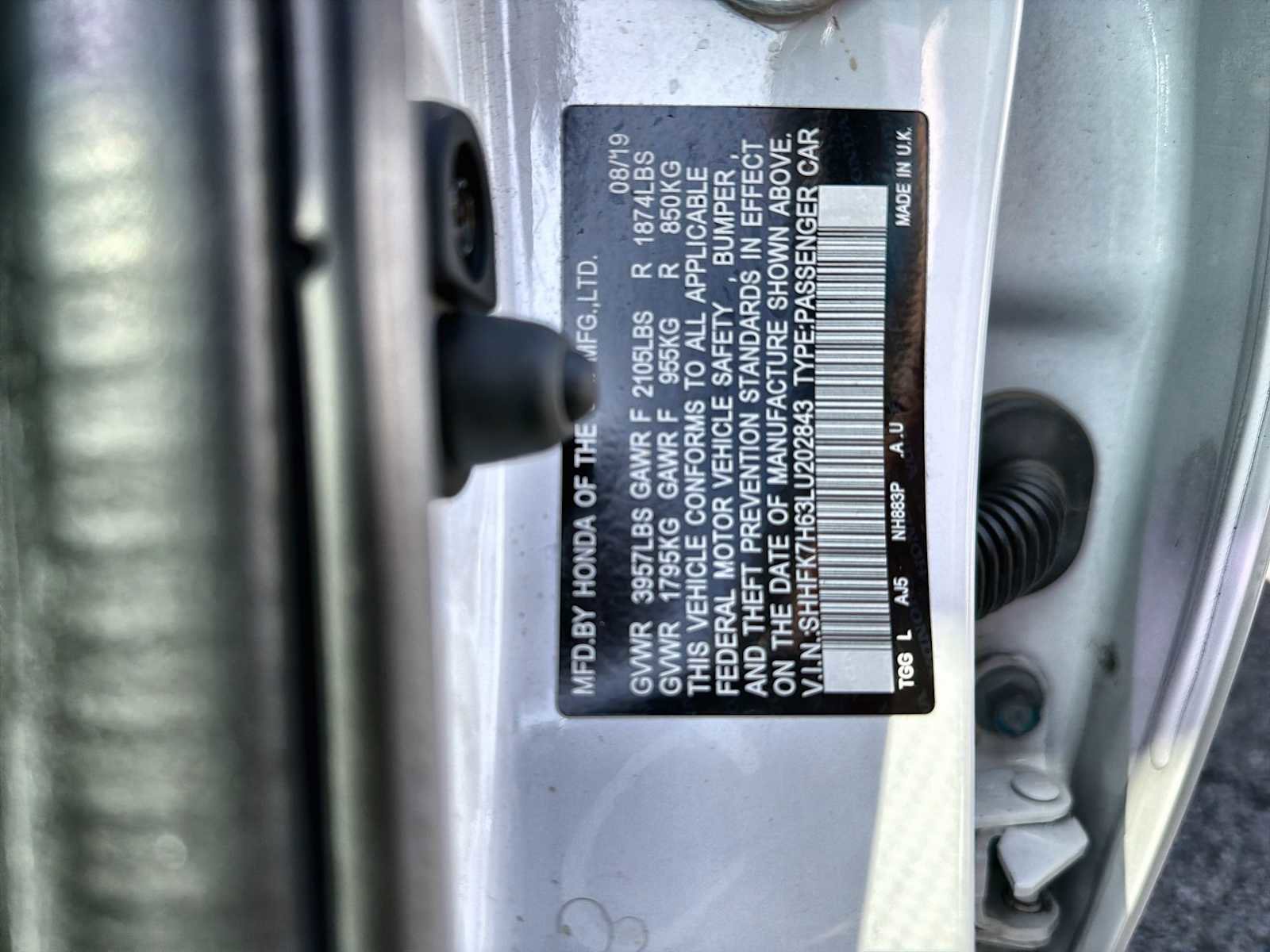 Used 2020 Honda Civic EX image 26