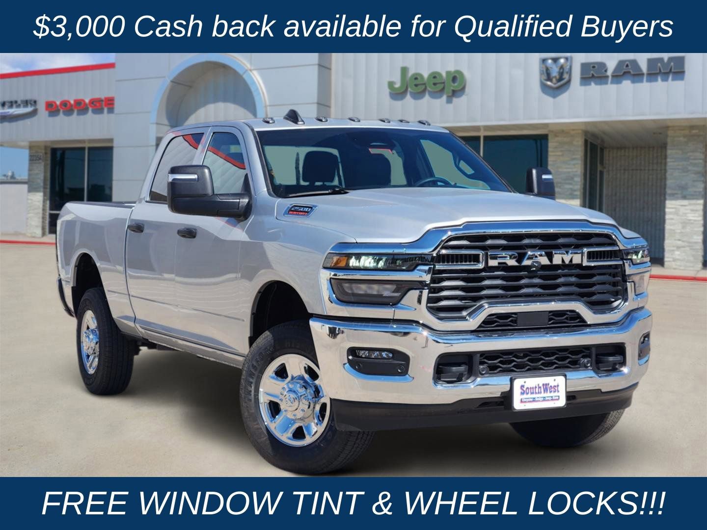 New 2026 RAM 2500 Tradesman w/ Chrome Appearance Group