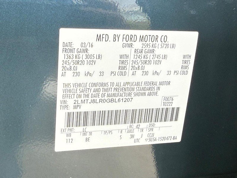 Used 2016 Lincoln MKX Reserve w/ Climate Package AWD/4WD image 30